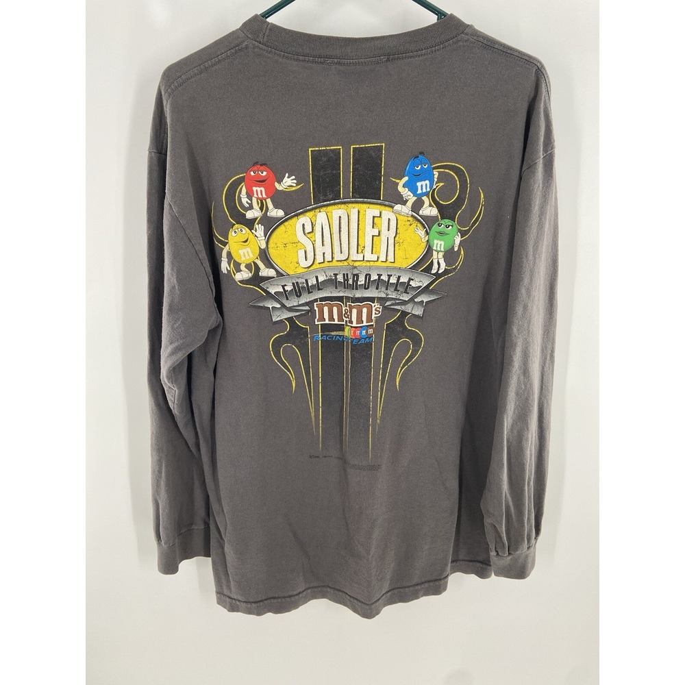 Elliott Sadler M&M's NASCAR Long Sleeve Shirt Chase Authentics Size‎ Large
